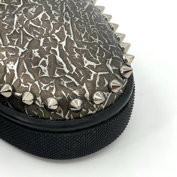 Christian Louboutin Spike Studded Slip-On Shoes Mens Size 43 Stylish Leather Des - Picture 6 of 9
